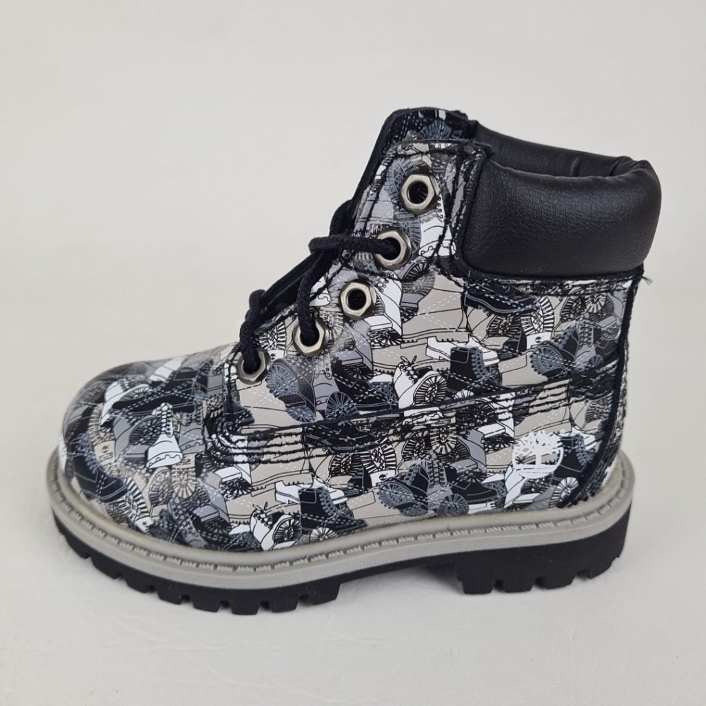 Timberland 6in Classic Toddler Casual Boots Outdoors Black Leather